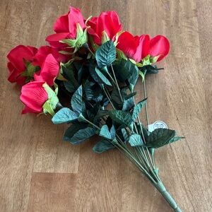 Artificial Red Rose Bouquet